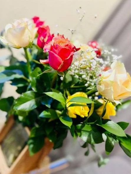 Small memorial bouquet